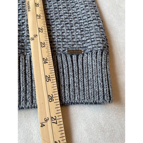 J. Hall M Cotton Waffle Knit Half-Zip Grampacore Sweater Y2K Medium - Picture 8 of 10